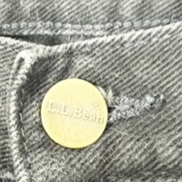 Vintage L.L. Bean Jeans Womens Size 12MT Black Double L Relaxed Fit Rigid Denim - Picture 4 of 15